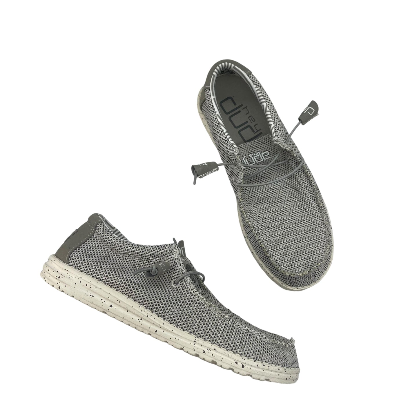 GREY SHOES FLATS by HEY DUDE Size:8