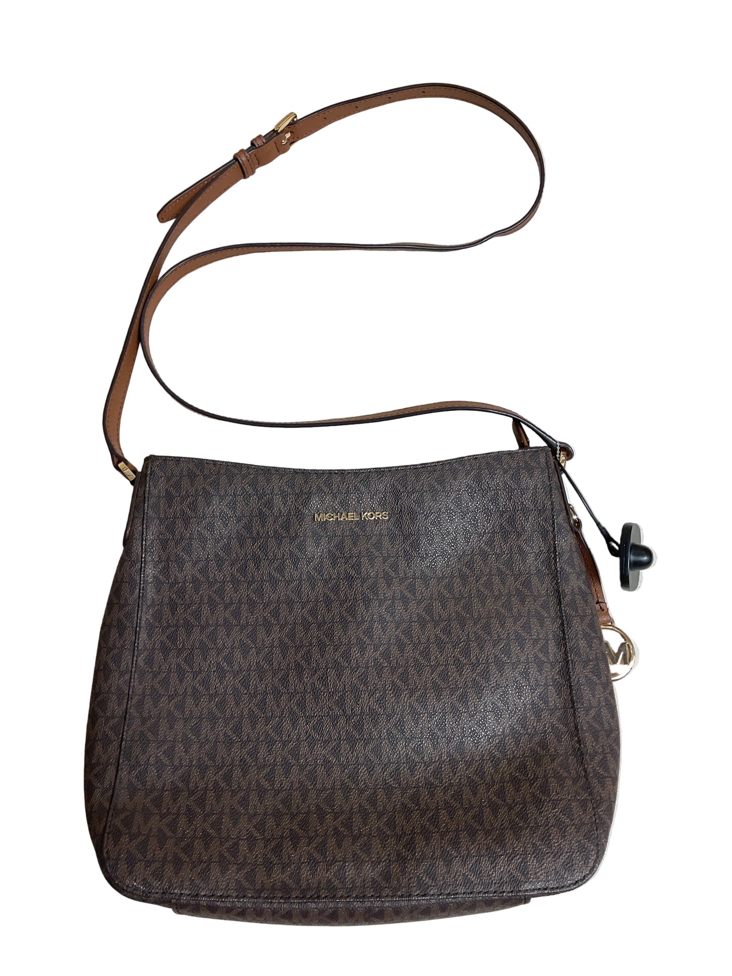Crossbody Designer By Michael Kors In Brown, Size:Medium