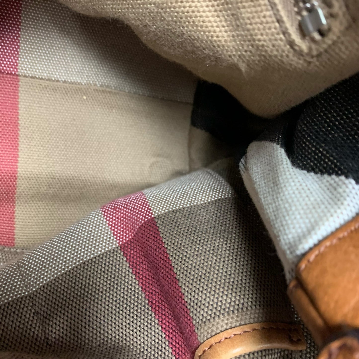 Tote Luxury Designer By Burberry, Size: Small