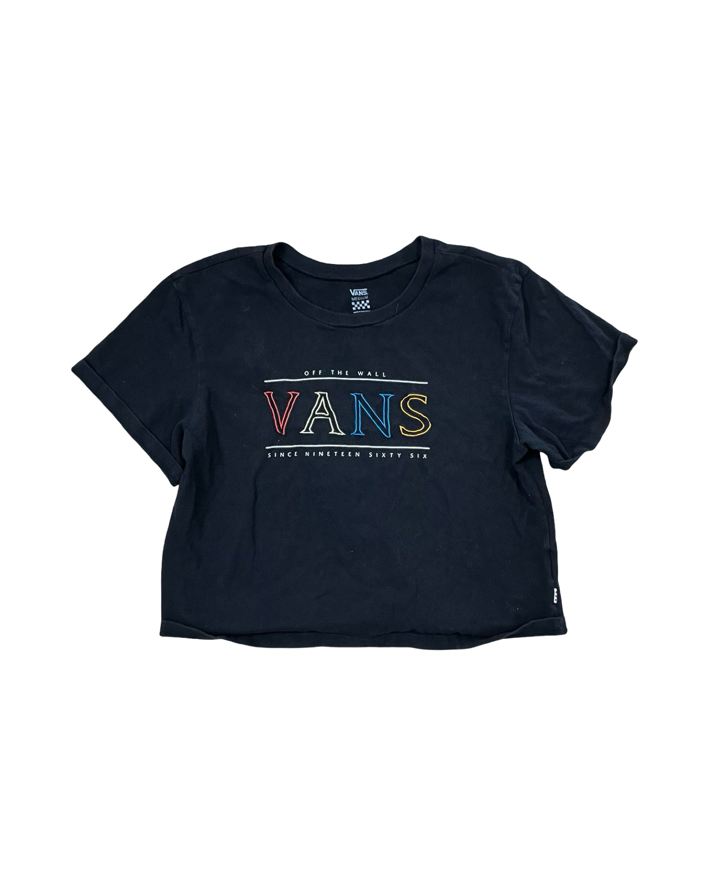 Top Ss By Vans In Black, Size:M