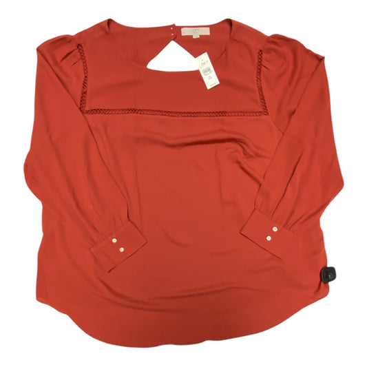 Top Ls By Loft In Orange, Size:24