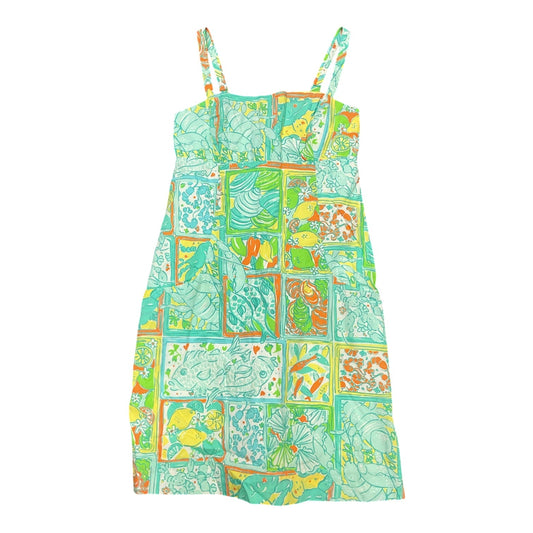 Dress Designer By Lilly Pulitzer In Blue & Green, Size:2
