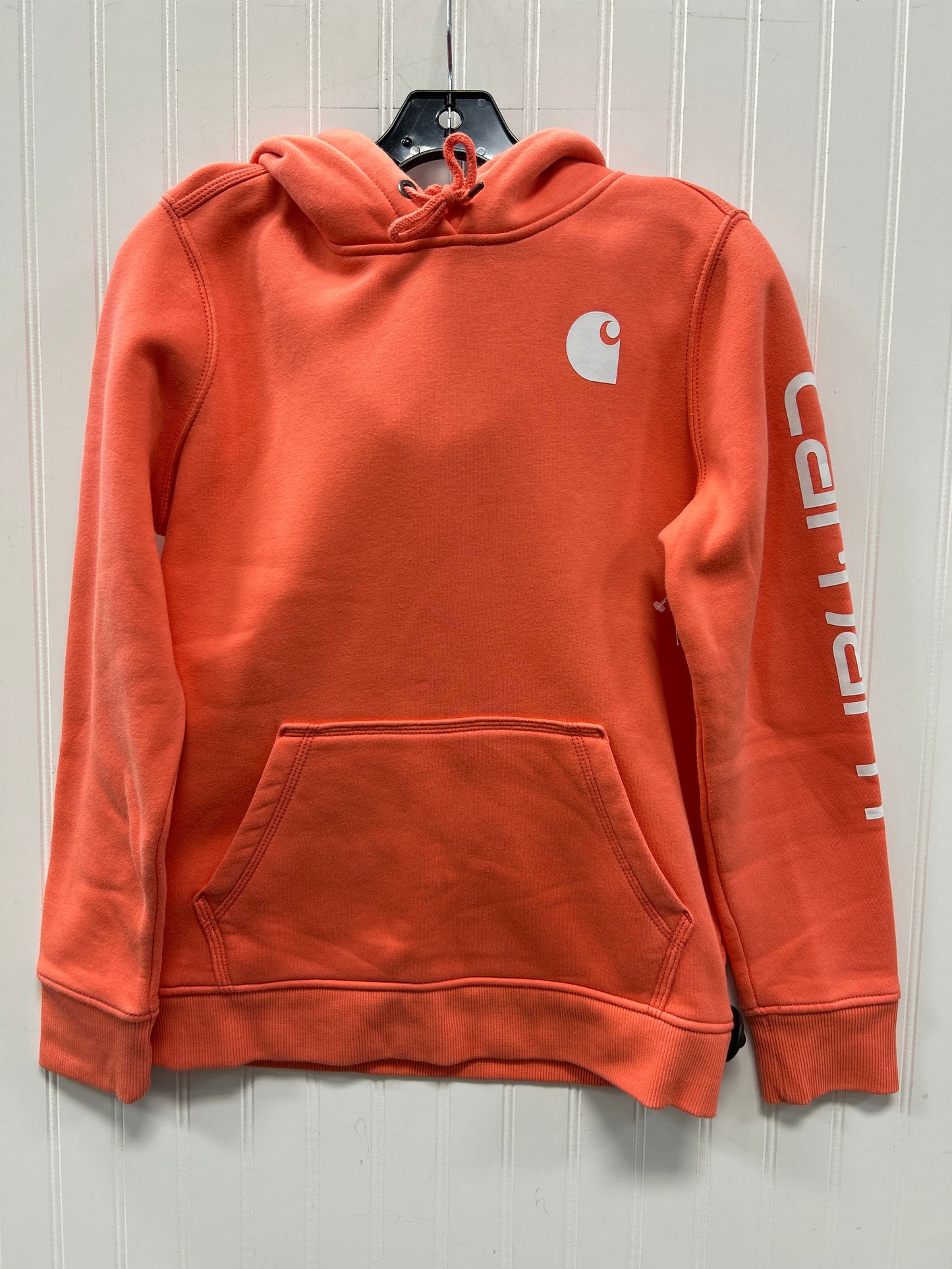 Sweatshirt Hoodie By Carhartt In Peach, Size:M