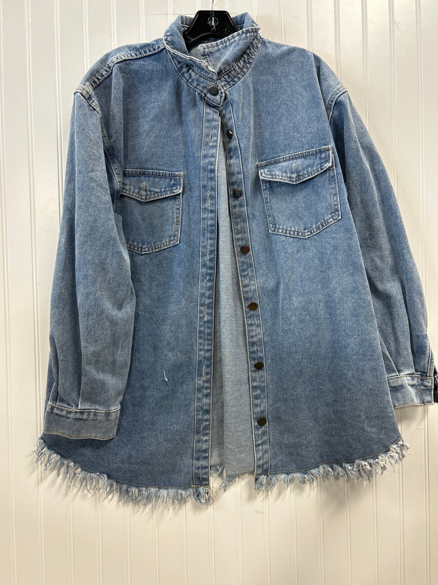 Jacket Denim By Cmc In Blue Denim, Size:L