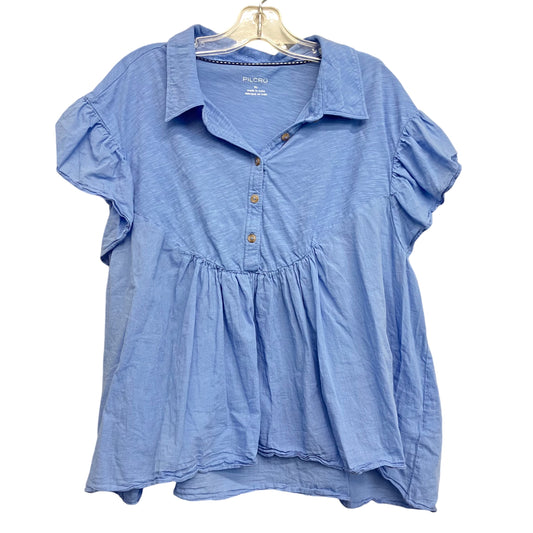 Top Ss By Pilcro In Blue, Size:Xl