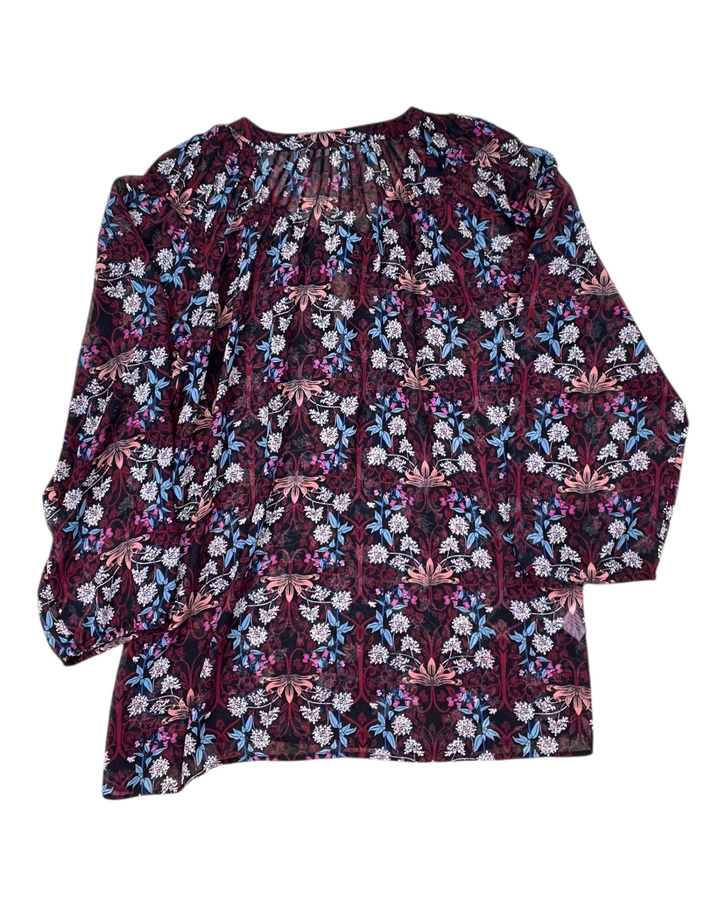 Top Ls By Daniel Rainn In Black & Red, Size:L