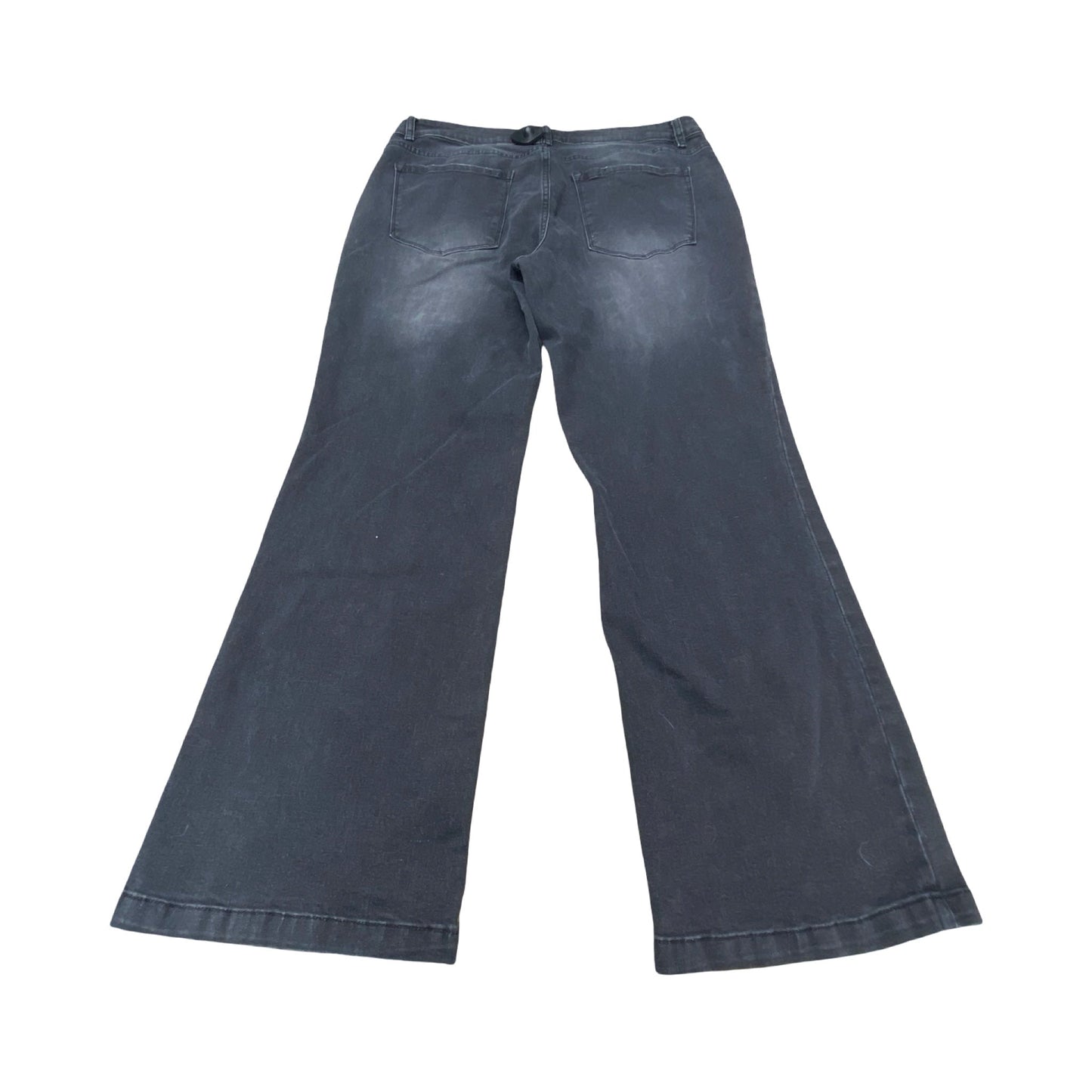 Jeans Wide Leg By Luvamia In Black, Size:18