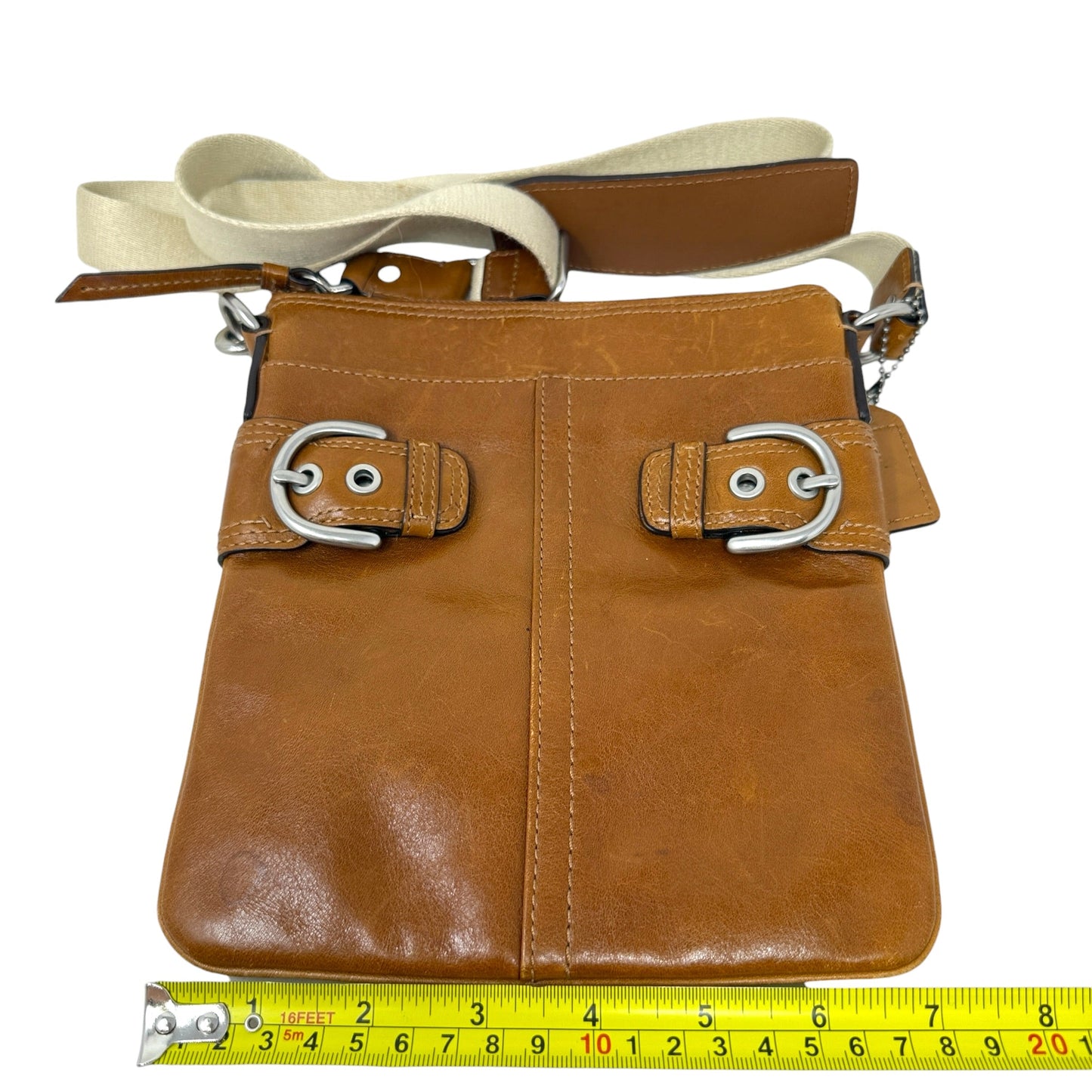 Vintage Soho Buckle Crossbody Designer By Coach, Size: Small