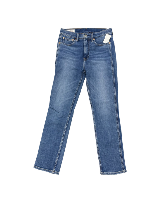 Jeans Straight By Gap In Blue Denim, Size:4