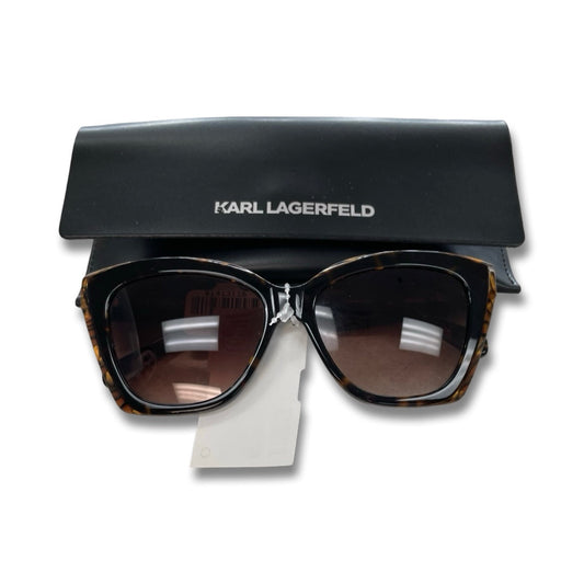 Sunglasses Designer By Karl Lagerfeld In Brown