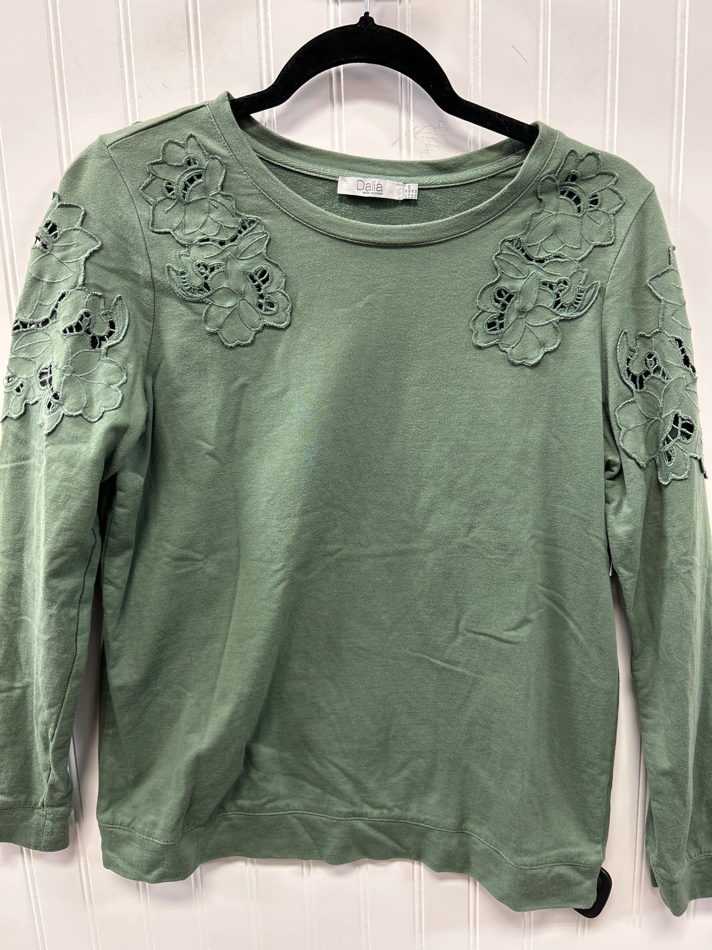 Top Ls By Dalia In Green, Size:M