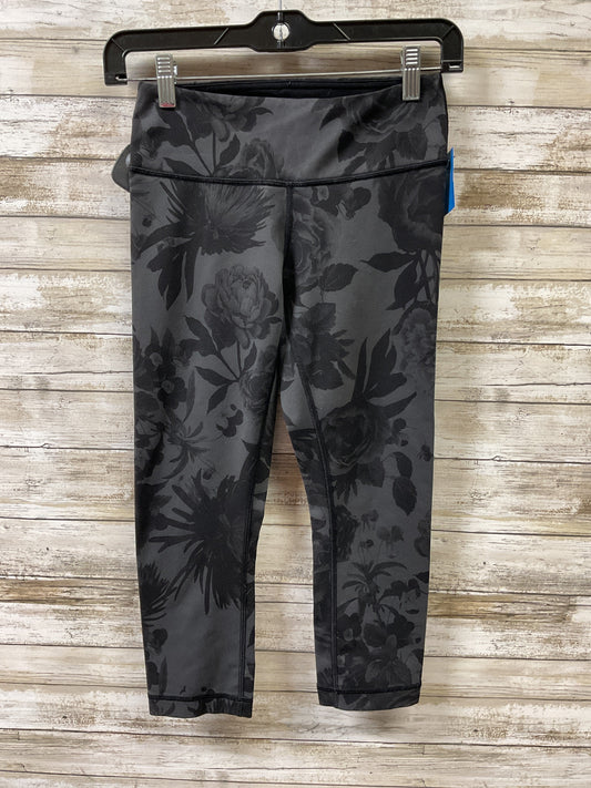 Athletic Leggings Capris By Lululemon In Black, Size:4