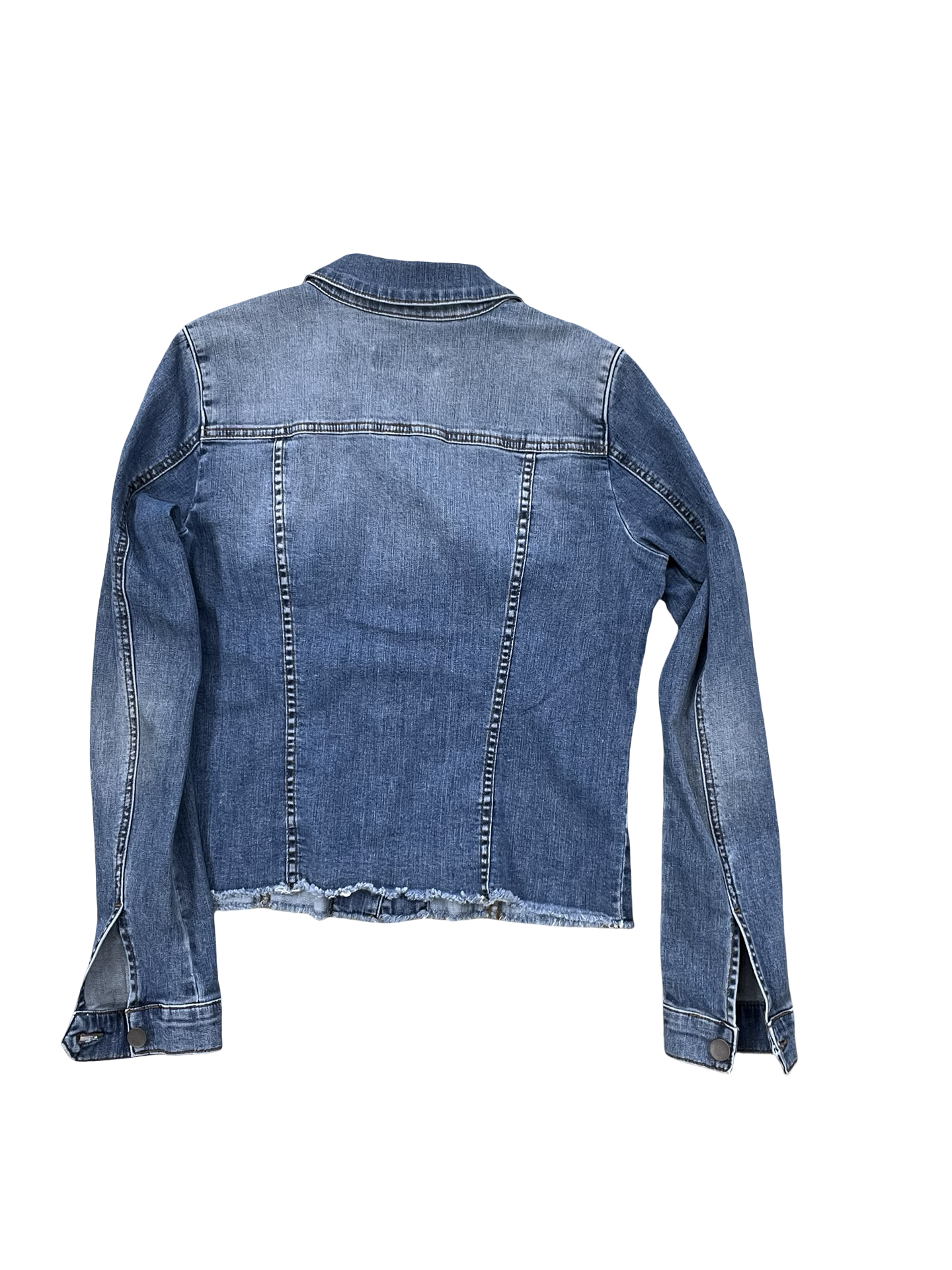 Jacket Denim By Kut In Blue Denim, Size:L
