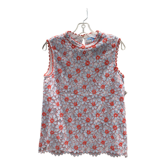 Top Sleeveless By Draper James In Blue & Red, Size:S