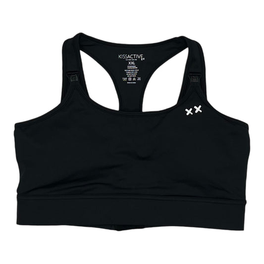 Mat Athletic Bra By Clothes Mentor In Black, Size:2X