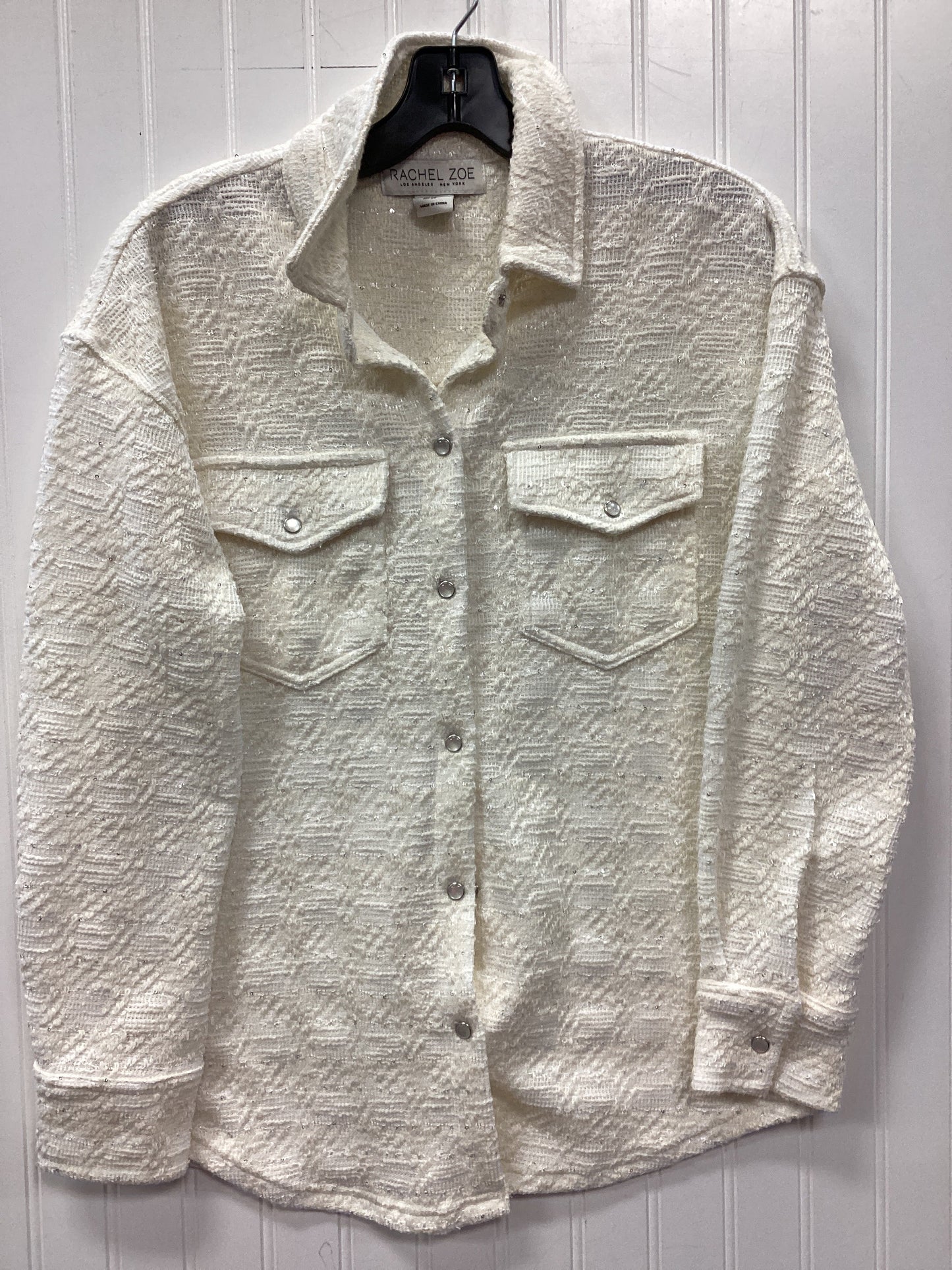 Top Ls By Rachel Zoe In Cream, Size:Xs