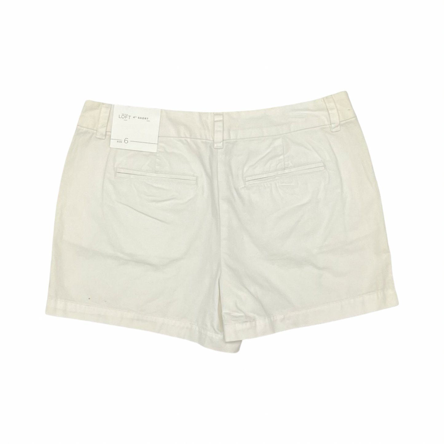 Shorts By Ann Taylor In White, Size:6