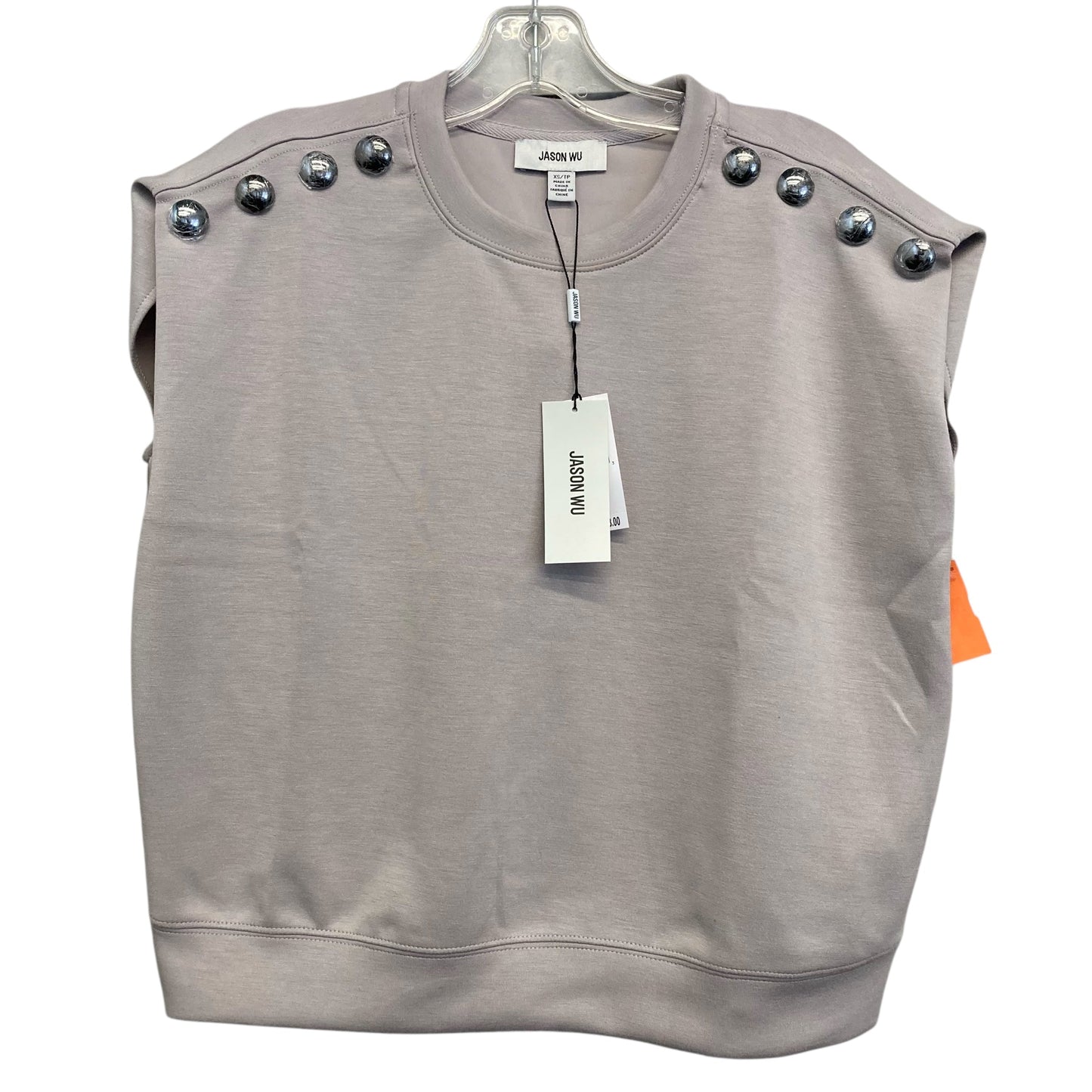 Top Sleeveless Designer By Jason Wu In Grey, Size:Xs