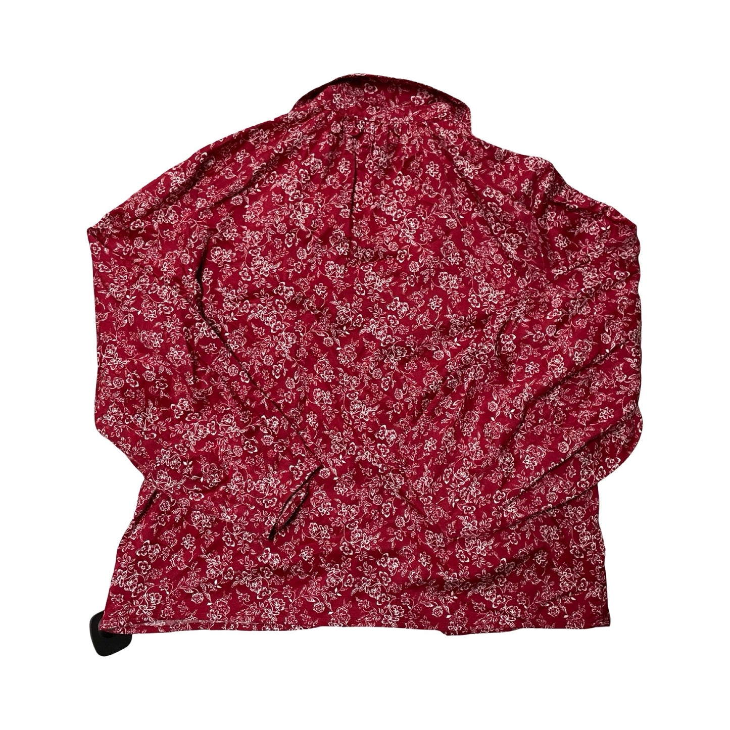 Top Ls By Loft In Red & White, Size:S