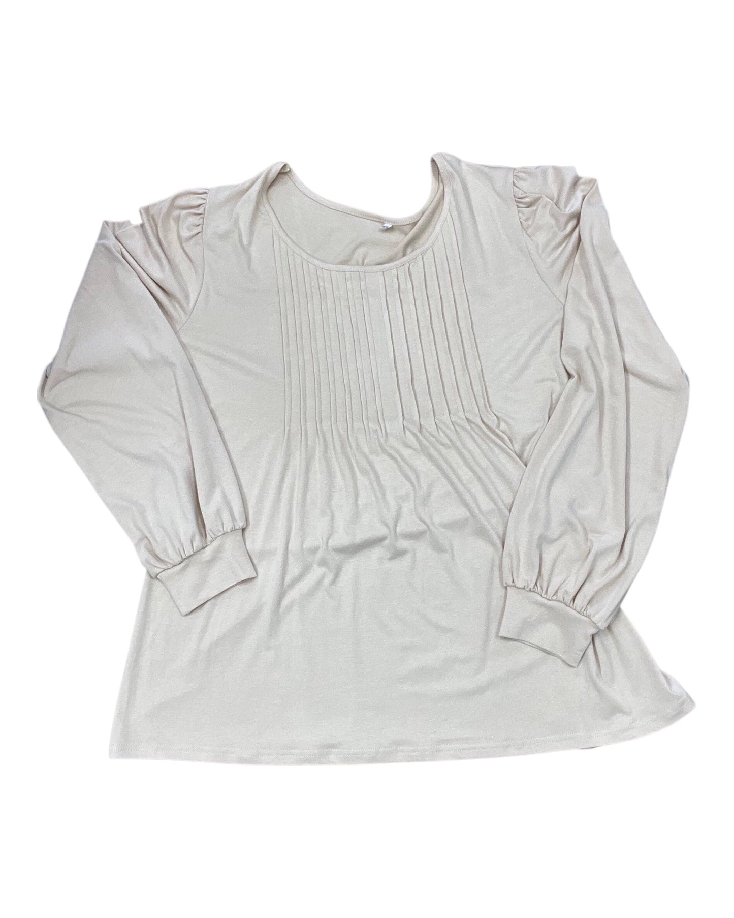 Top Ls By Clothes Mentor In Tan, Size:Xl