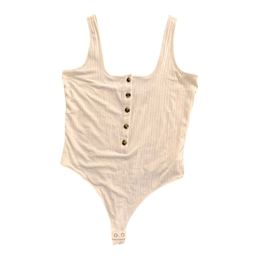 Bodysuit By Good American In Cream, Size:XL (4)