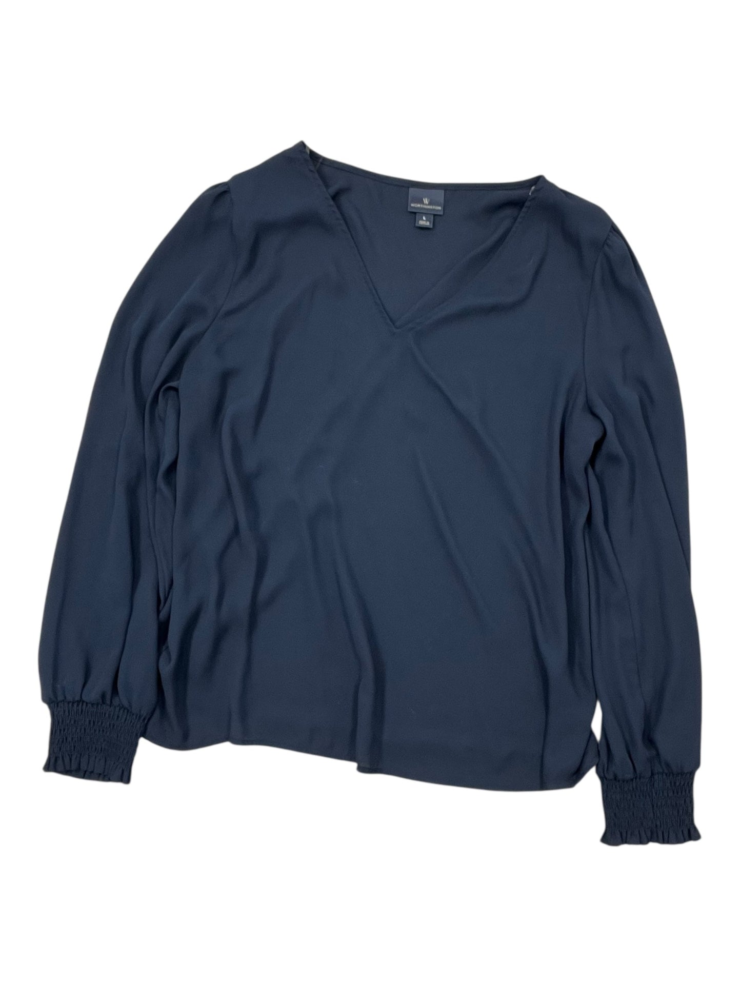 Top Ls By Worthington In Black, Size:L