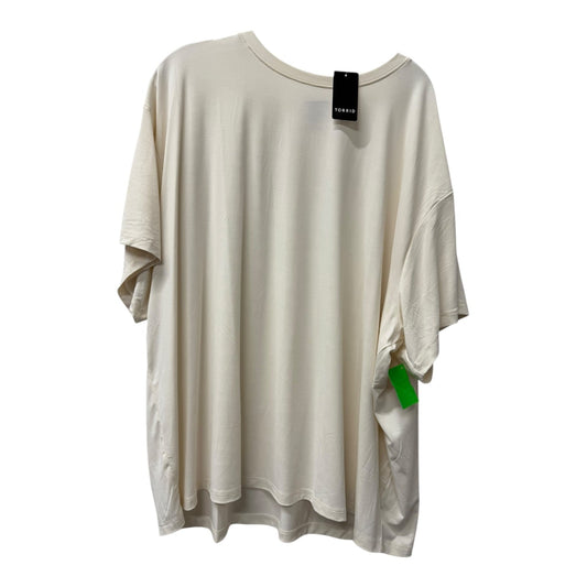 Top Ss By Torrid In Ivory, Size:3X