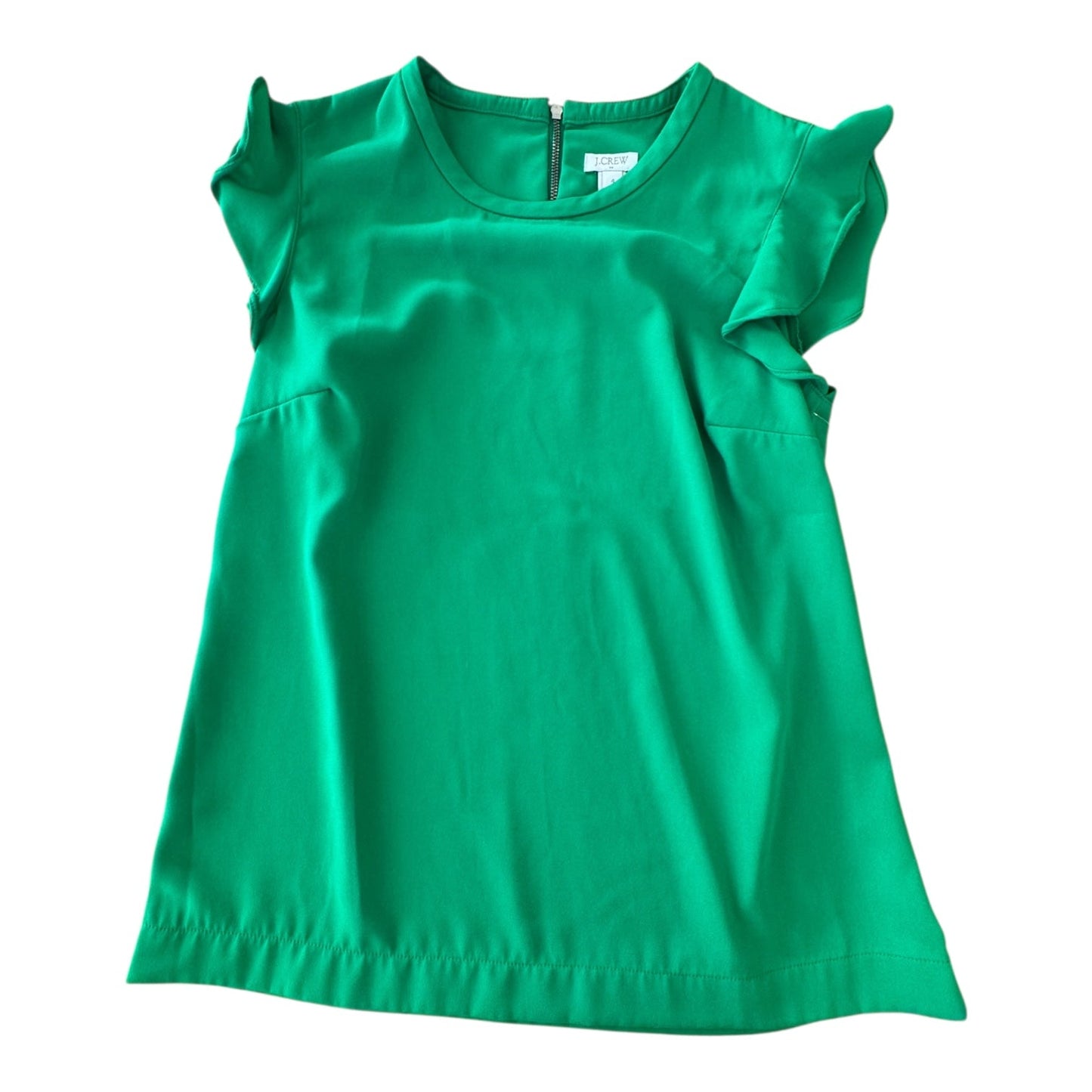 Top Sleeveless By J. Crew In Green, Size:4