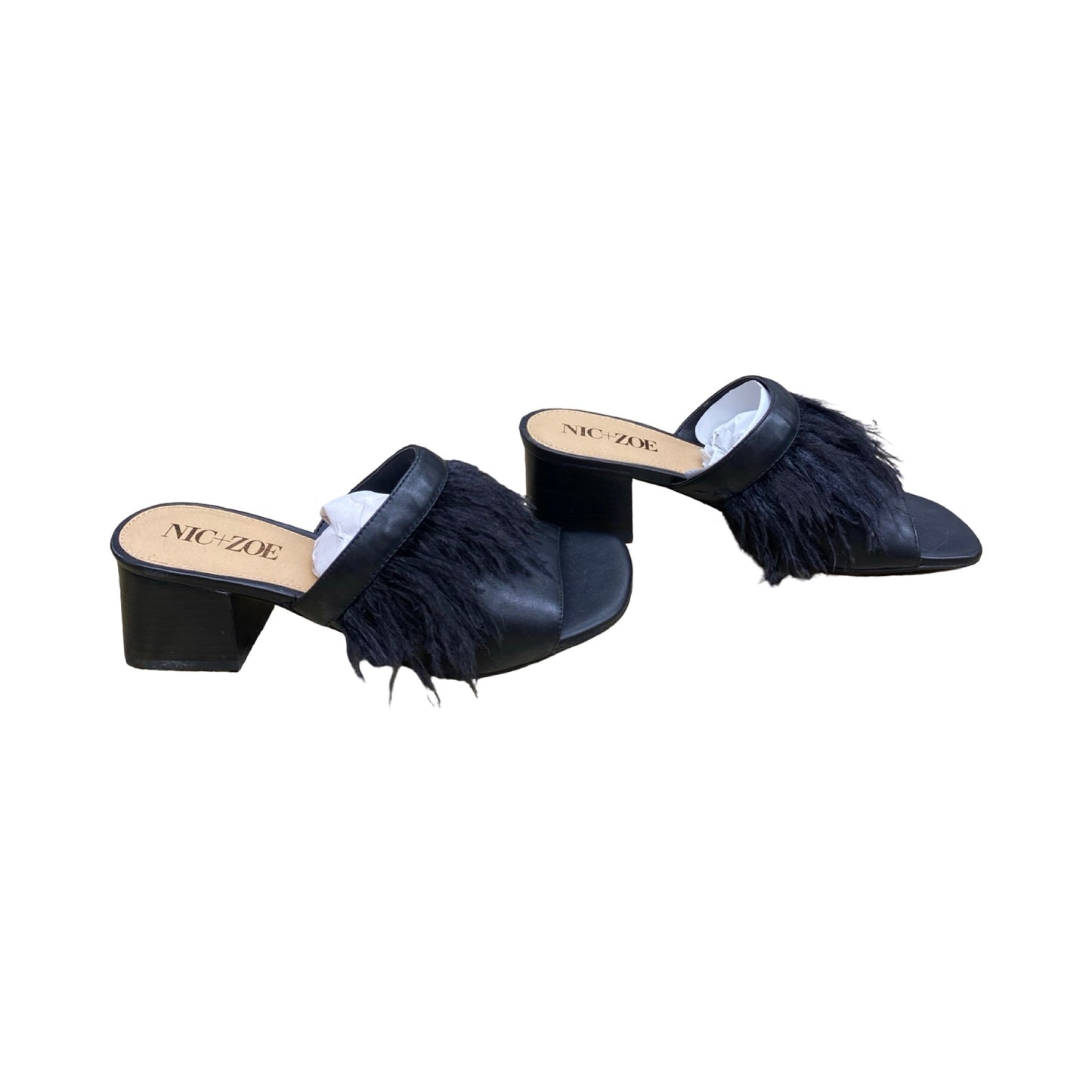 Shoes Heels Block By Nic + Zoe In Black, Size:8.5