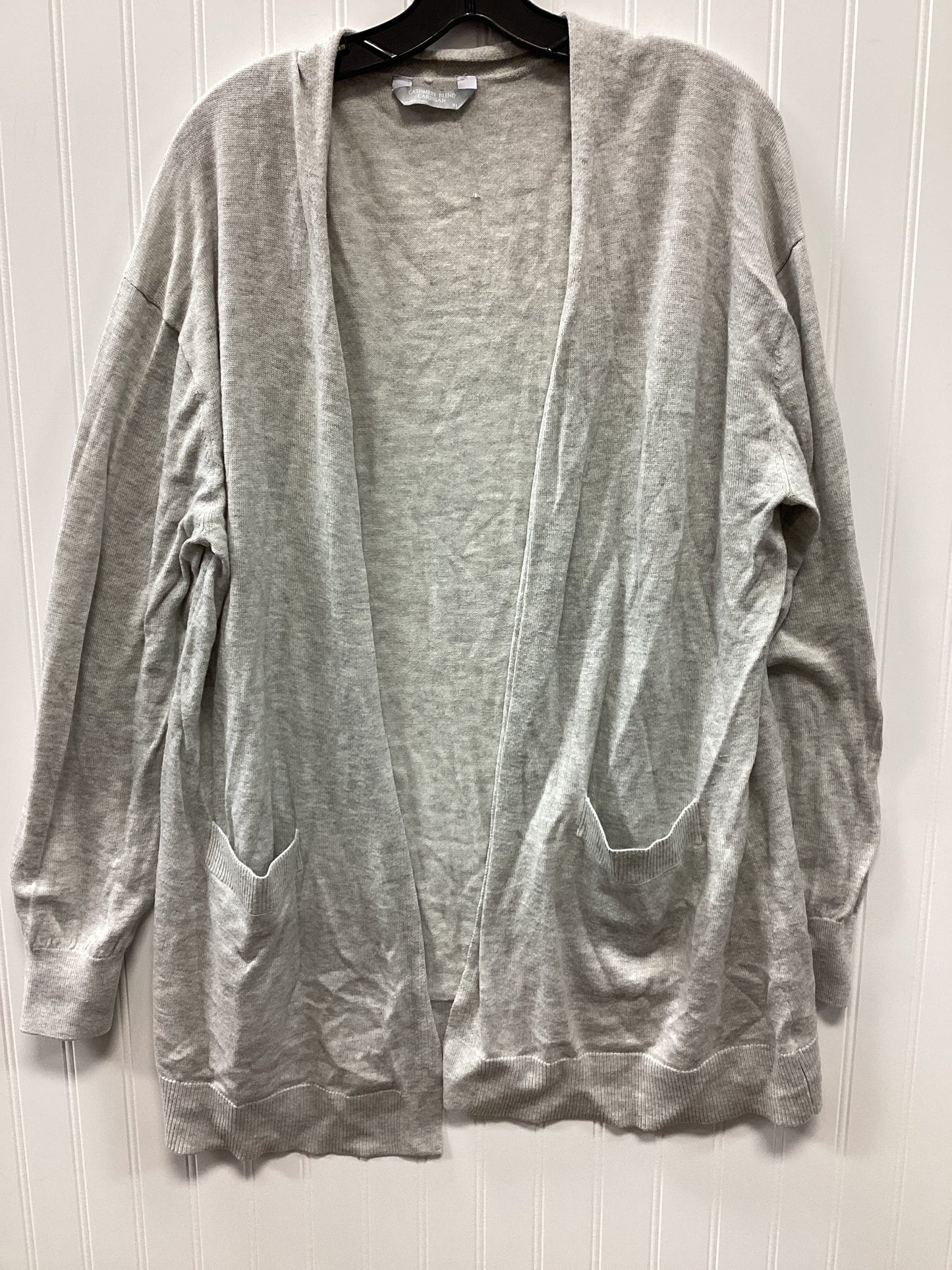 Sweater Cardigan By Cmb In Grey, Size:Xl