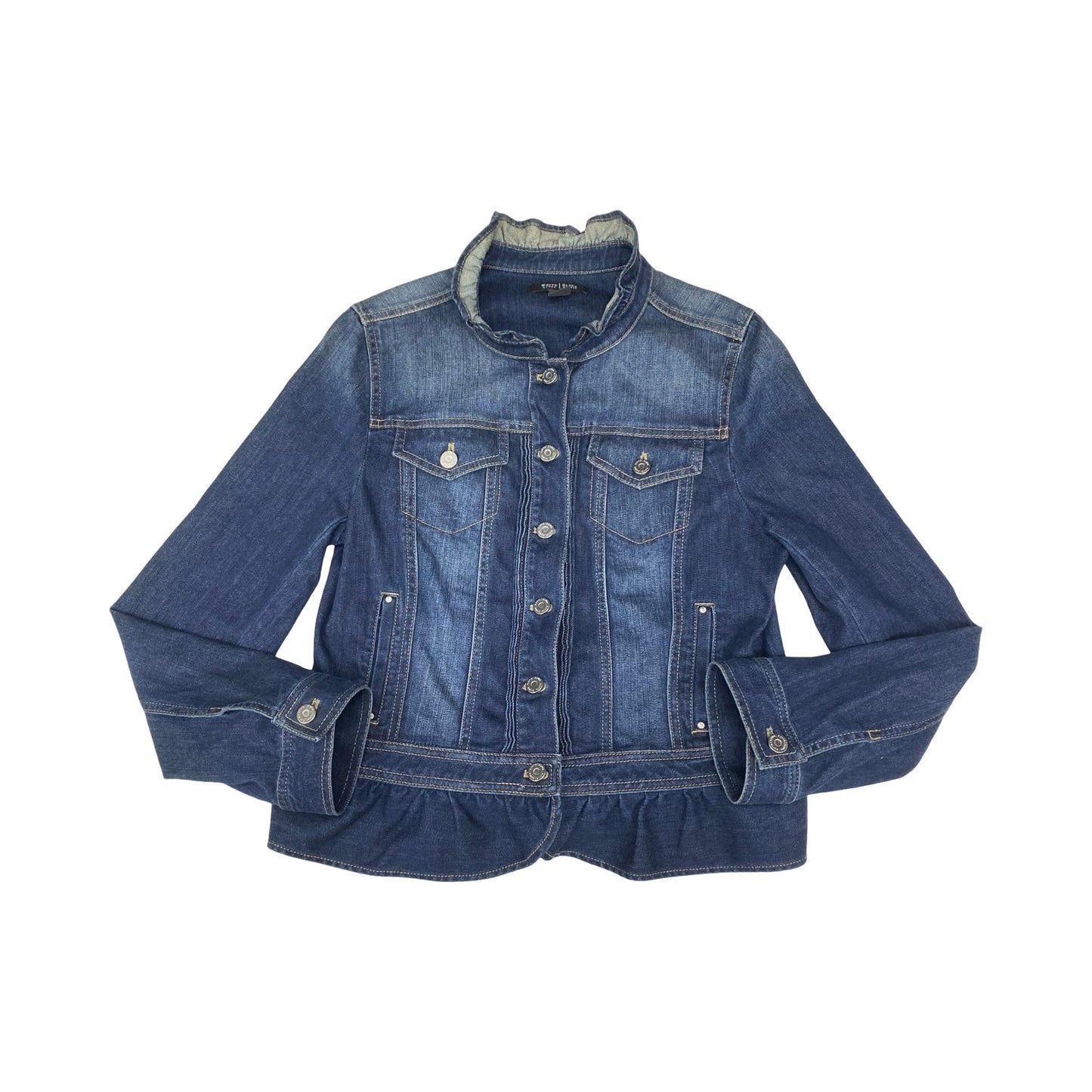 Jacket Denim By White House Black Market In Blue, Size:14