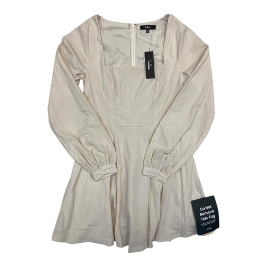 Dress Casual Midi By Lulus In Cream, Size:M