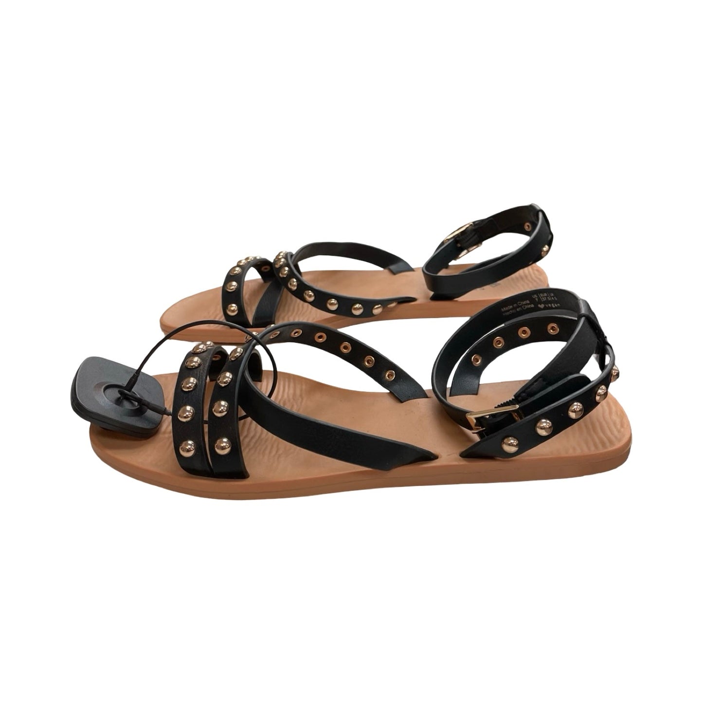 Sandals Flats By Call It Spring In Black, Size:7