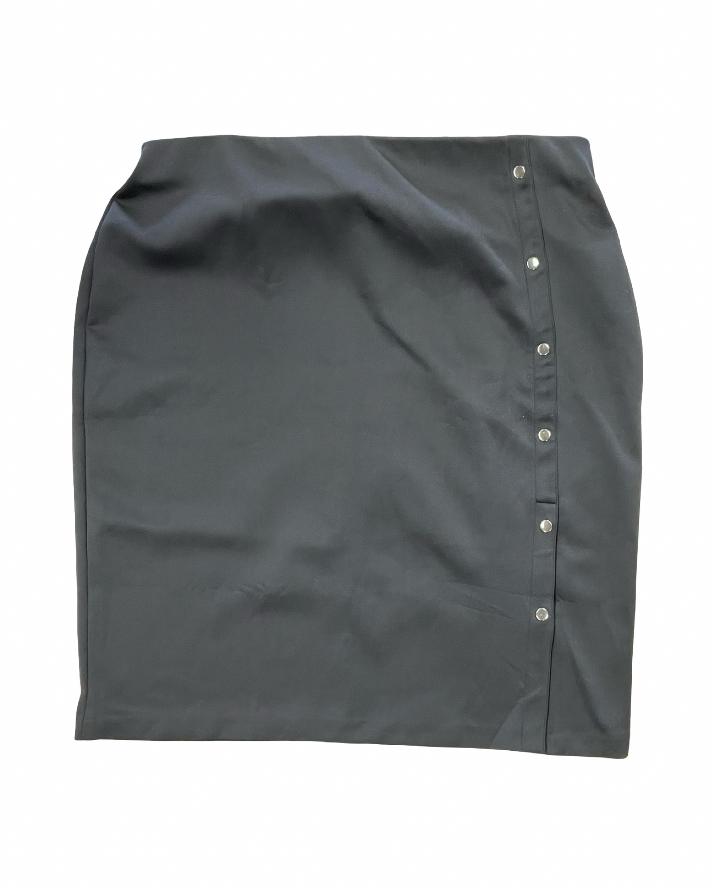 Skirt Midi By Bold Elements In Black, Size:2X