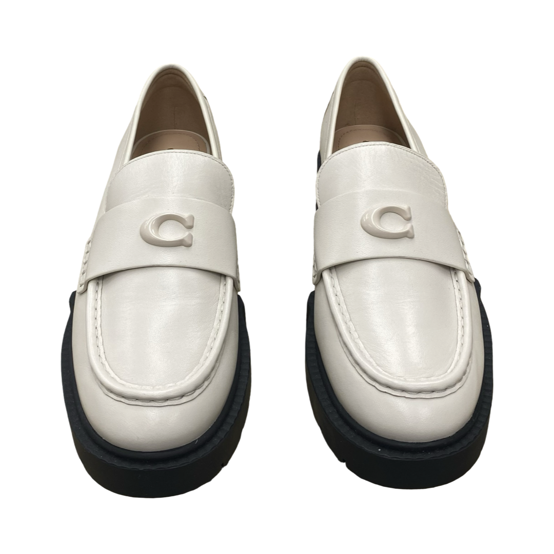 Shoes Designer By Coach In Cream, Size:10