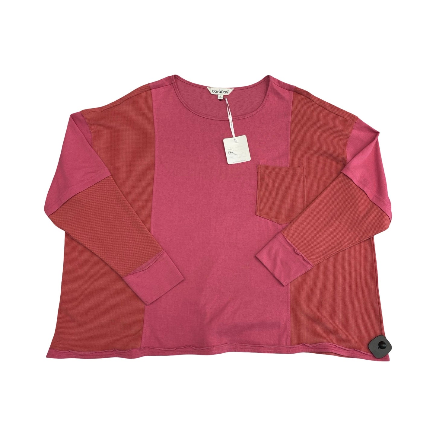 Top Ls By Davi & Dani In Pink & Red, Size:M