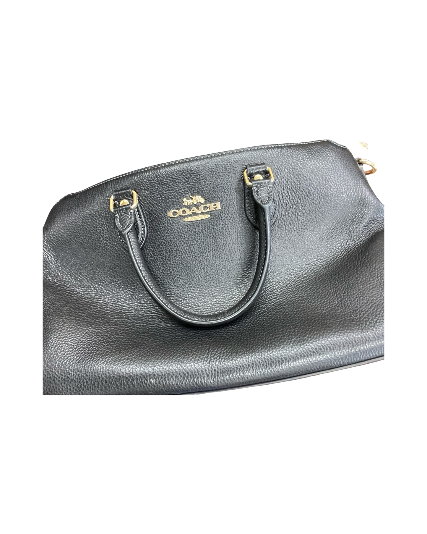 Handbag Designer By Coach In Black, Size:Medium