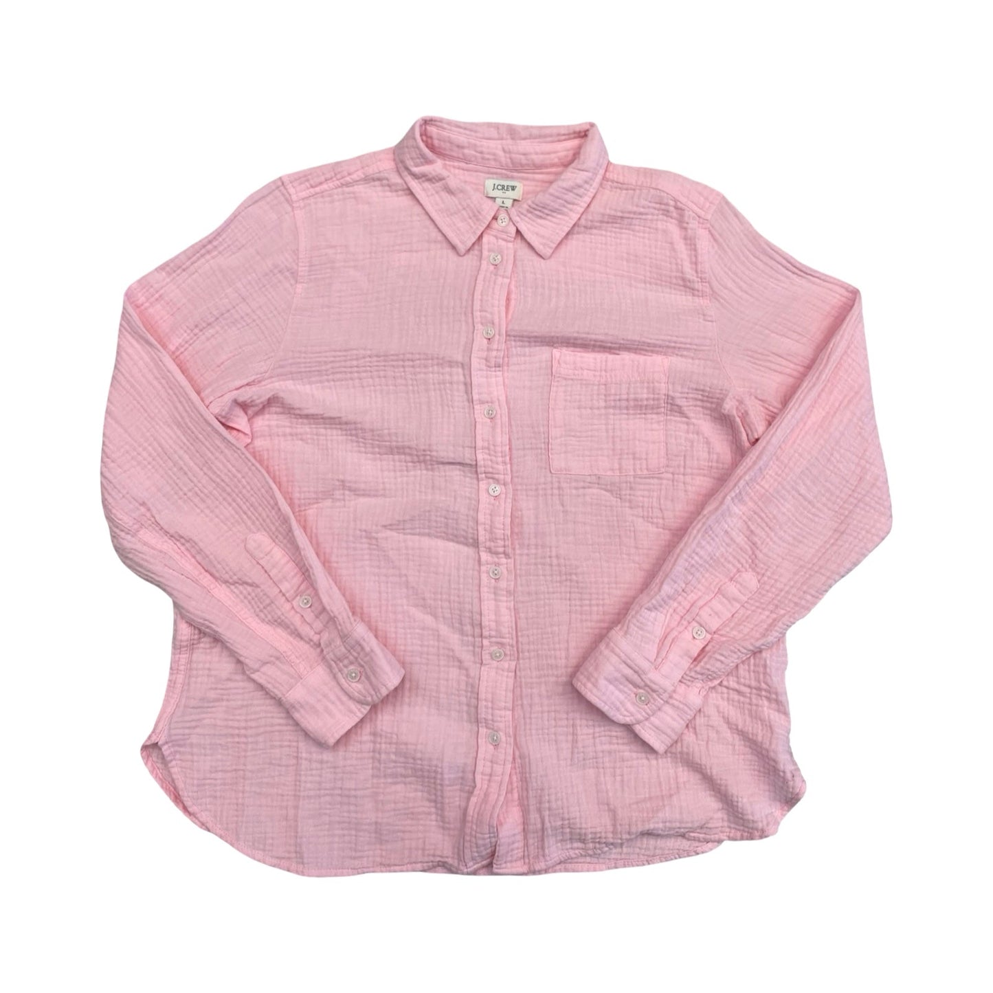 Top Ls By J. Crew In Pink, Size:L