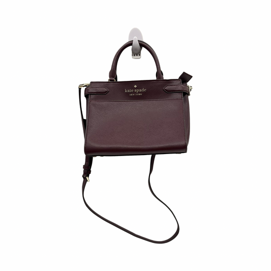 Handbag Designer By Kate Spade In Maroon, Size:Small