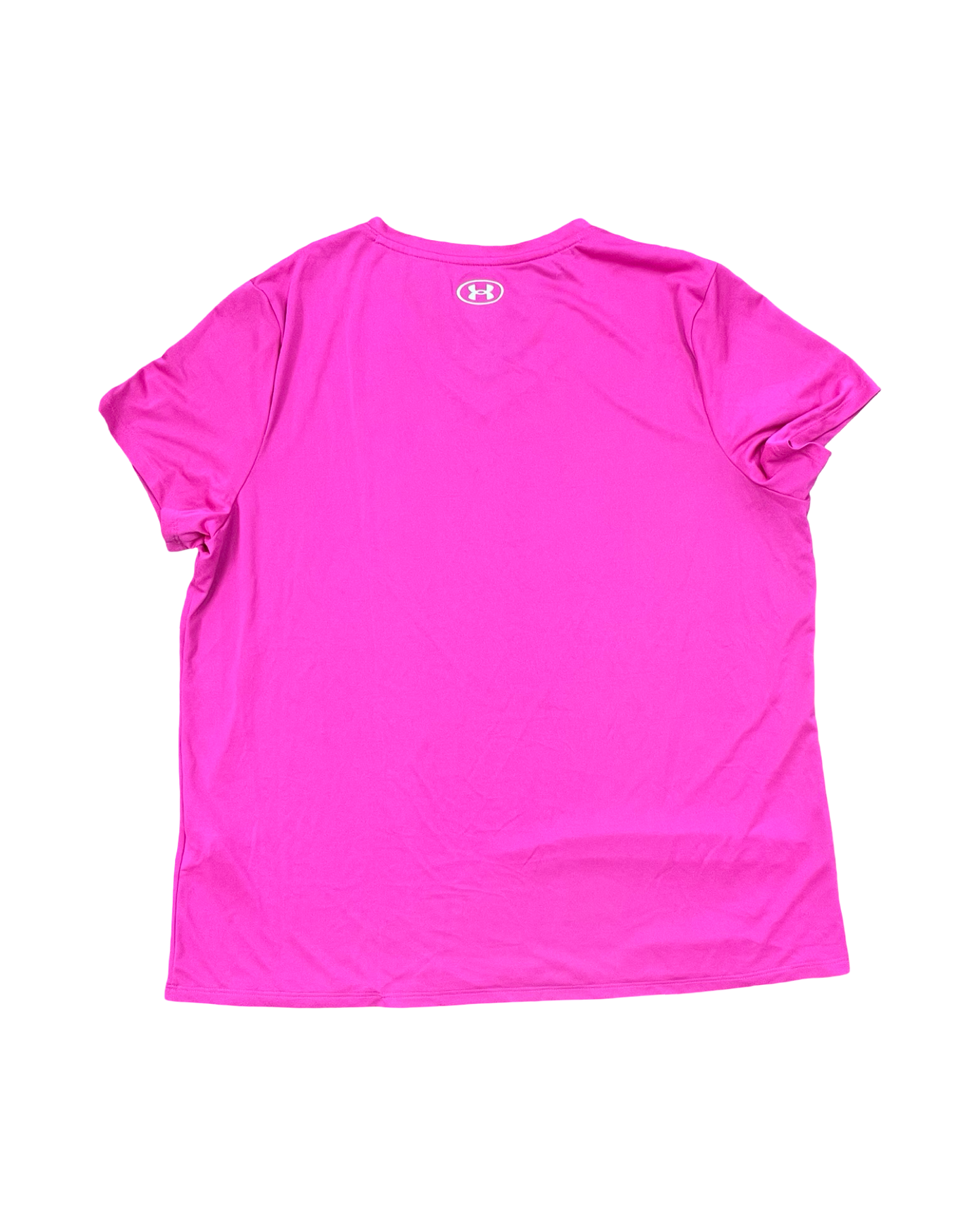 Athletic Top Ss By Under Armour In Pink, Size:2X