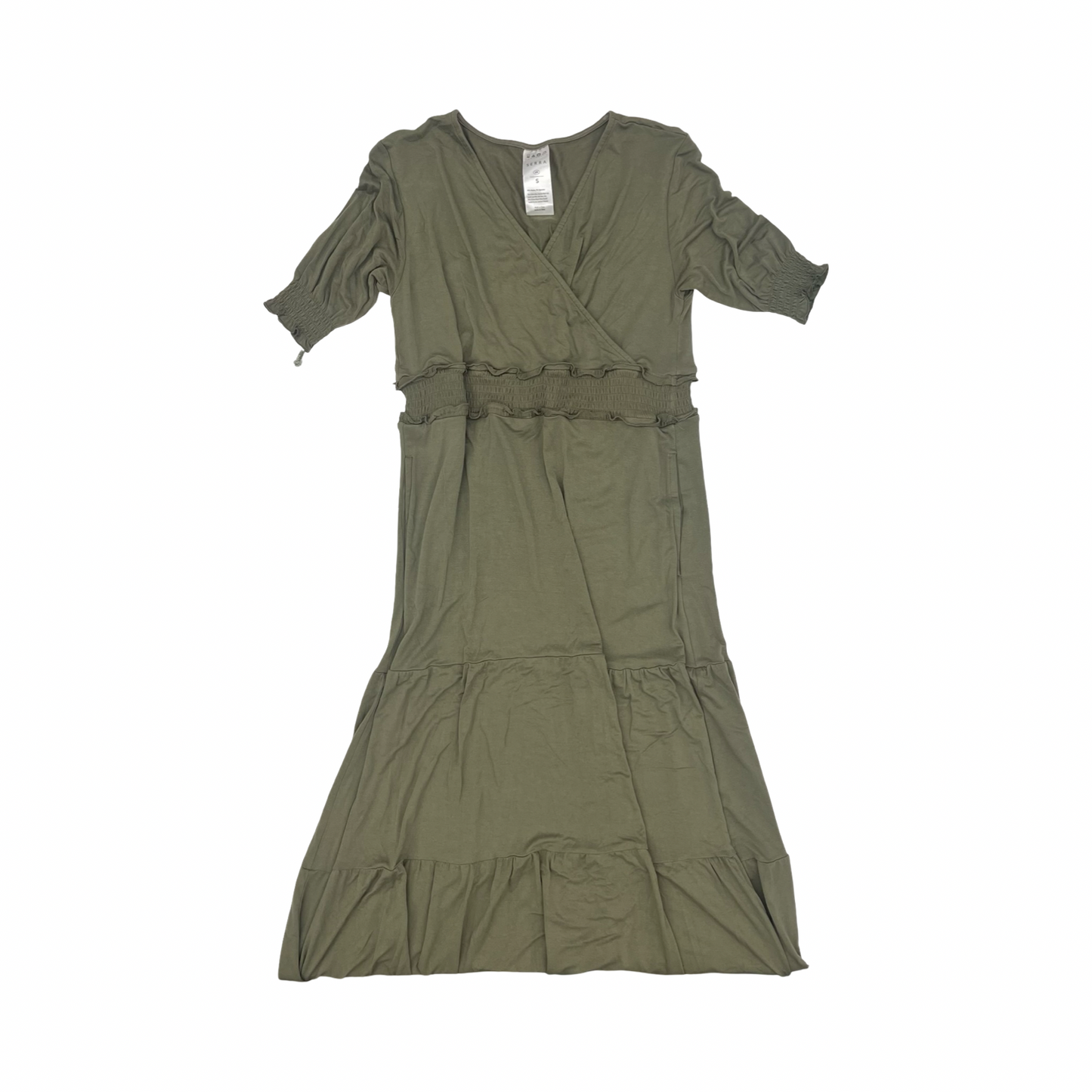 Dress Casual Maxi By Serra In Green, Size:S