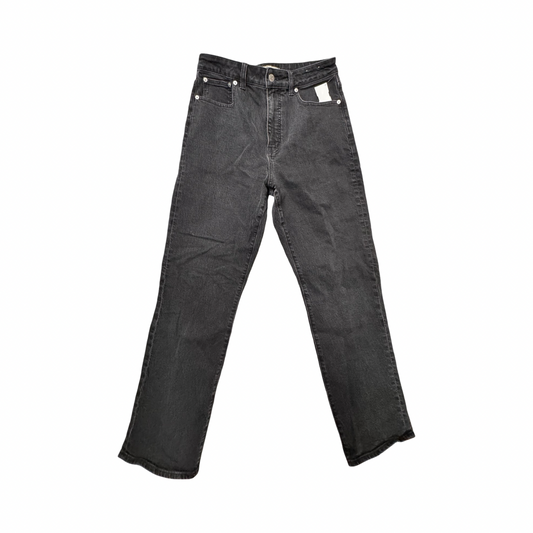Jeans Straight By Madewell In Black Denim, Size:8