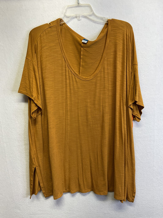 Top Ss Basic By Old Navy In Yellow, Size:2X