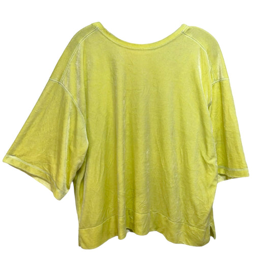 Valerie Velour Tee By We The Free In Lime Glo, Size: S