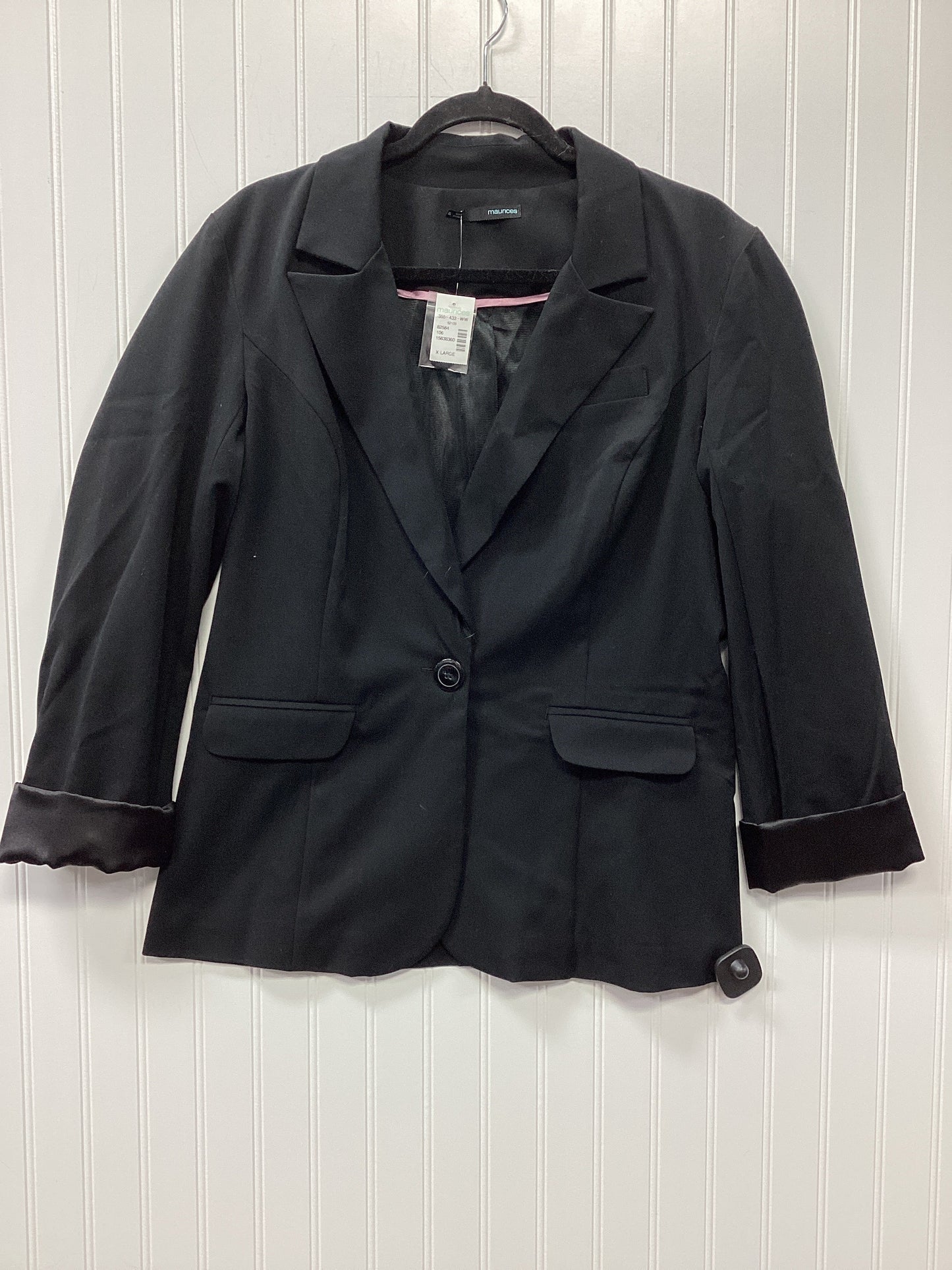 Blazer By Maurices In Black, Size:Xl