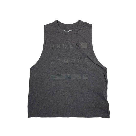 Athletic Tank Top By Under Armour In Grey, Size:M