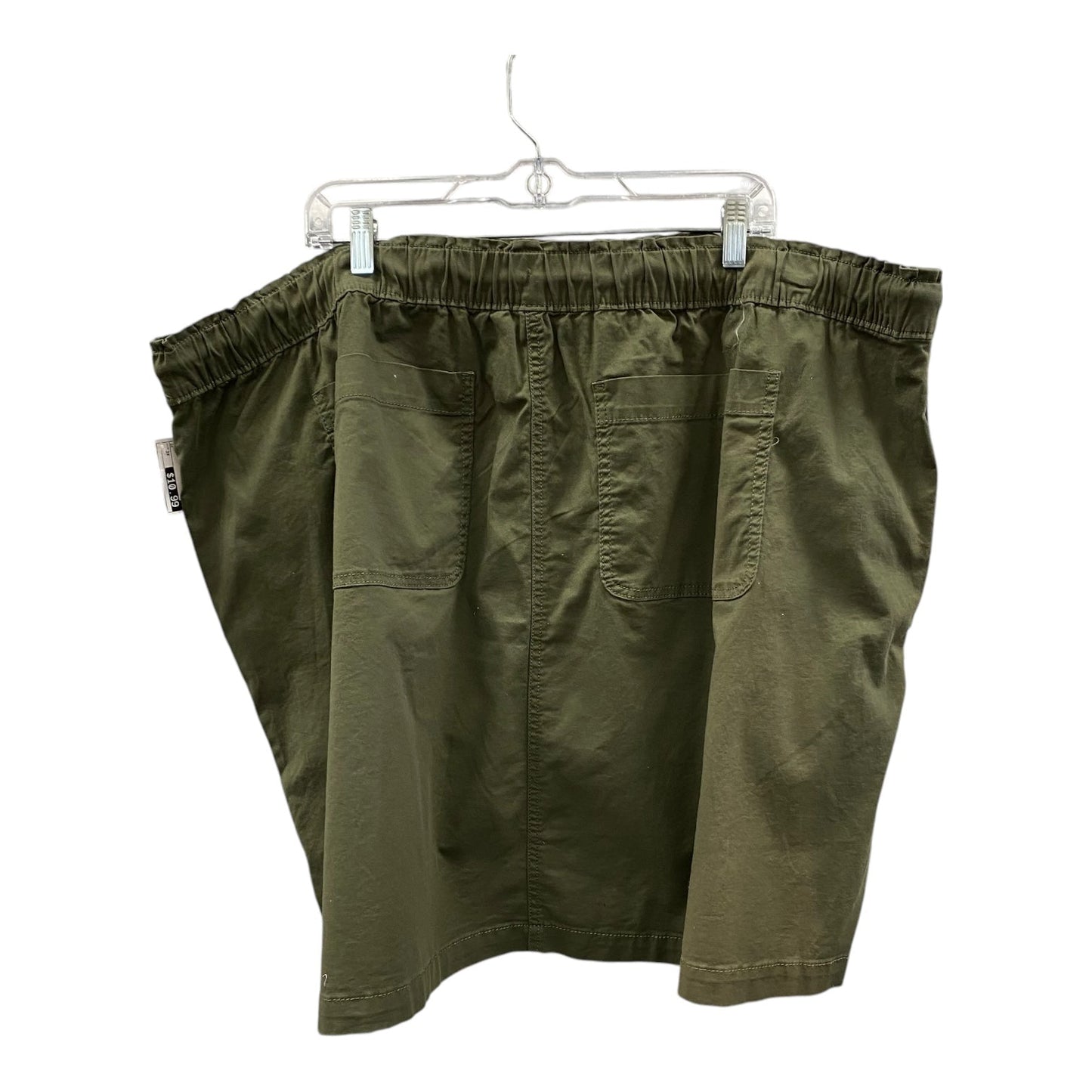 Skirt Mini & Short By Croft And Barrow In Green, Size:3X