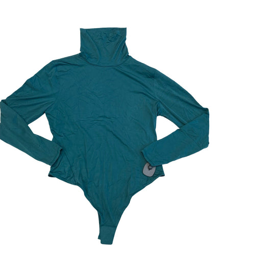 Athletic Top Ls Collar By Lululemon In Green, Size:Xl
