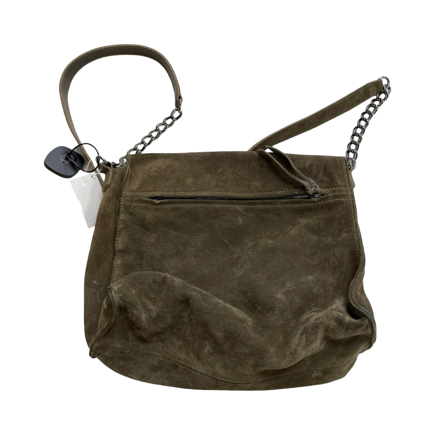 Handbag Designer By Longchamp In Green, Size:Medium