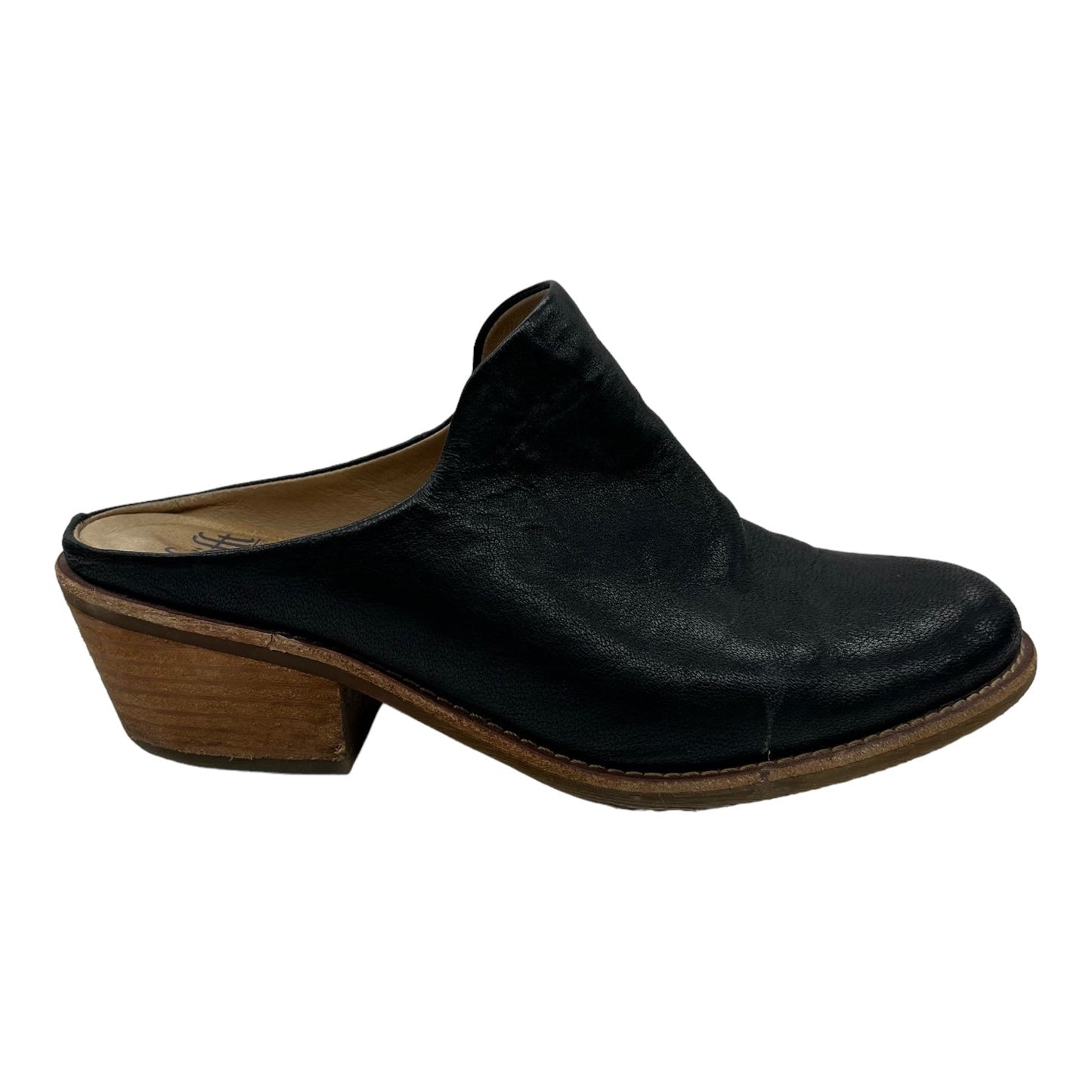 BLACK SHOES FLATS by SOFFT Size:8